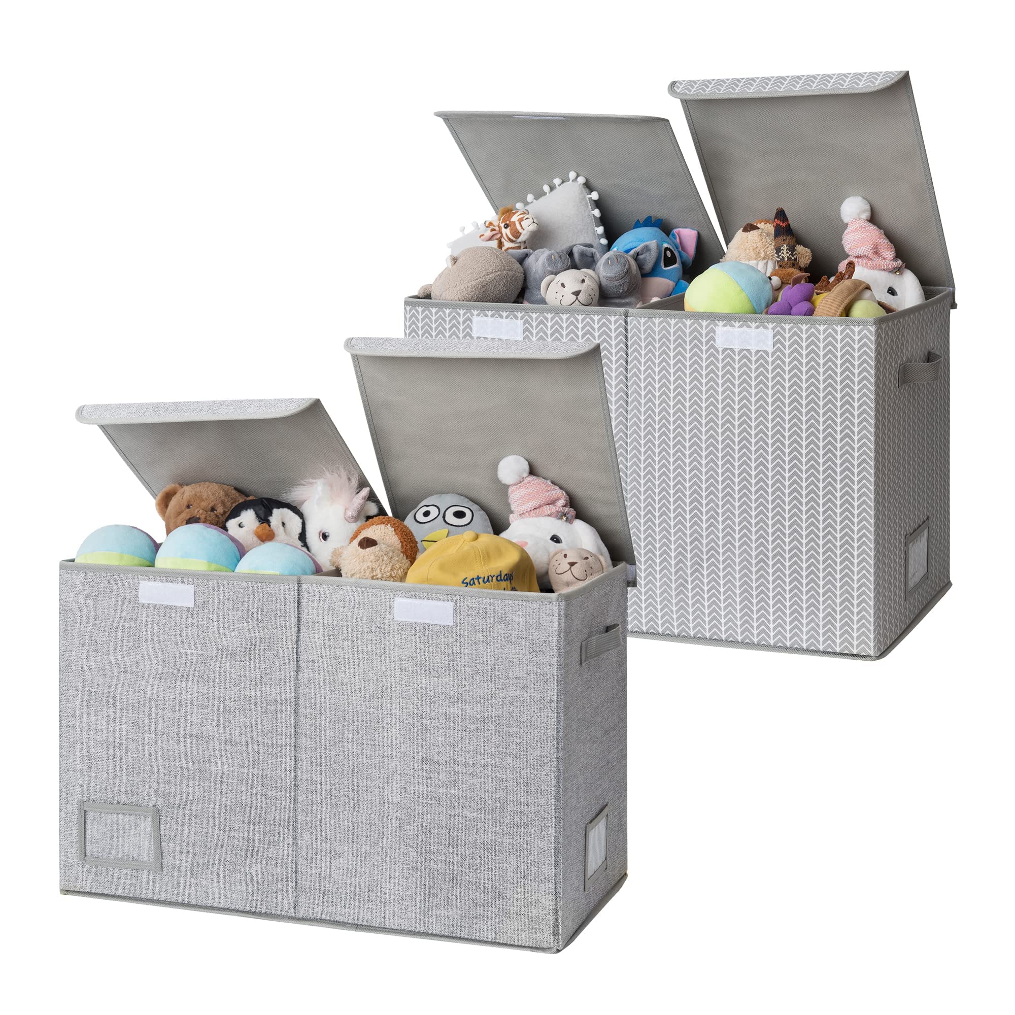 GRANNY SAYS Bundle of 1-Pack Extra Large Storage Bins & 1-Pack Jumbo Storage Boxes with Lids