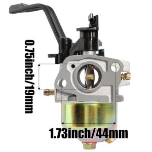 LIYYDS Carburetor Kit Compatible with Powerhorse 208CC 6HP 6.5HP 7HP EZ-PH45749-CA 3000 PSI Power Pressure Washer 157711 166111 1577110 157711C.1 2.5GPM 1800 2200 3100 4000 Watt Generator