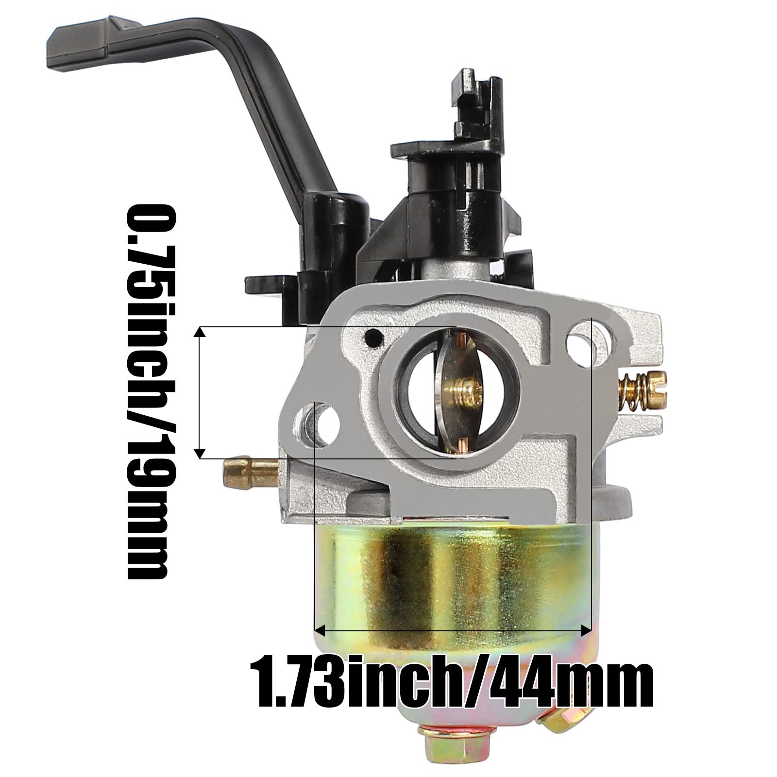 LIYYDS Carburetor Kit Compatible with Powerhorse 208CC 6HP 6.5HP 7HP EZ-PH45749-CA 3000 PSI Power Pressure Washer 157711 166111 1577110 157711C.1 2.5GPM 1800 2200 3100 4000 Watt Generator