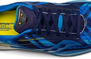 Saucony Men's Endorphin Speed Running Shoe, Wyatt Blue/White, 4.5