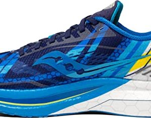 Saucony Men's Endorphin Speed Running Shoe, Wyatt Blue/White, 4.5