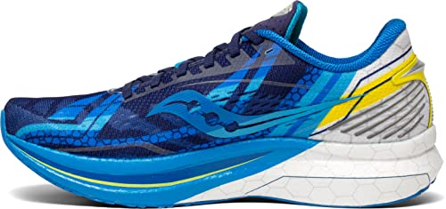 Saucony Men's Endorphin Speed Running Shoe, Wyatt Blue/White, 4.5