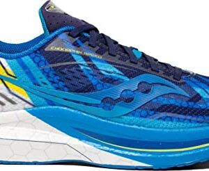 Saucony Men's Endorphin Speed Running Shoe, Wyatt Blue/White, 4.5