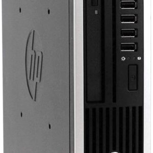 Hp EliteDesk 8200 USFF Desktop Computer (Intel i7-2600S 2.8GHz, 8GB RAM, 240GB SSD,WiFi& Bluetooth Adapter, HDMI Adapter, Windows 10 Pro 64-bit)(Renewed)