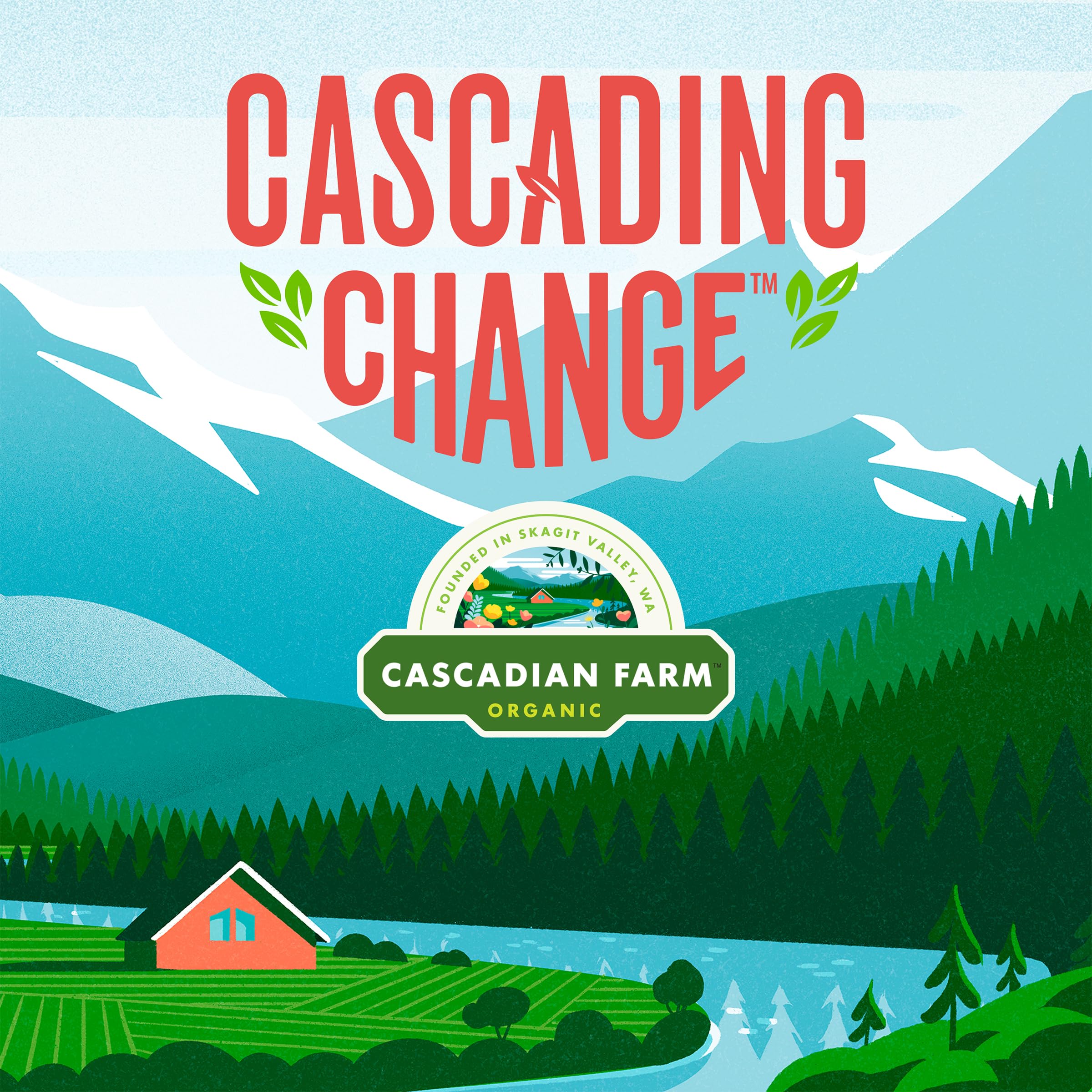 Cascadian Farm Organic Oats and Honey Granola Cereal, 22.4 oz