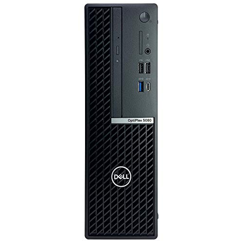 Dell OptiPlex 5080 SFF Small Form Factor Desktop Computer - 10th Gen Intel Core i7-10700 8-Core up to 4.80 GHz CPU, 64GB DDR4 Memory, 1TB Hard Drive, Intel UHD Graphics 630, DVD Writer, Windows 10 Pro