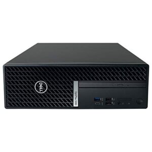 Dell OptiPlex 5080 SFF Small Form Factor Desktop Computer - 10th Gen Intel Core i7-10700 8-Core up to 4.80 GHz CPU, 64GB DDR4 Memory, 1TB Hard Drive, Intel UHD Graphics 630, DVD Writer, Windows 10 Pro