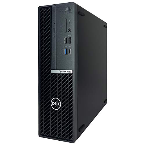 Dell OptiPlex 5080 SFF Small Form Factor Desktop Computer - 10th Gen Intel Core i7-10700 8-Core up to 4.80 GHz CPU, 64GB DDR4 Memory, 1TB Hard Drive, Intel UHD Graphics 630, DVD Writer, Windows 10 Pro