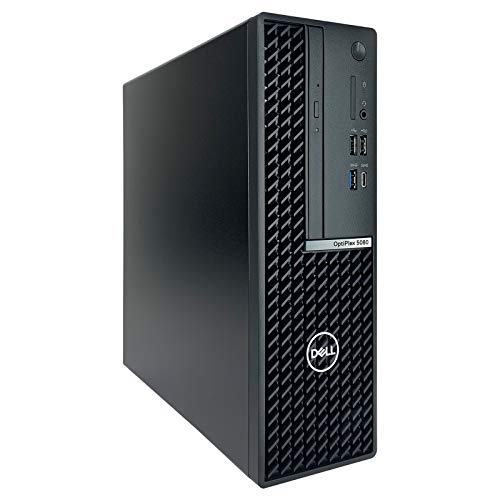 Dell OptiPlex 5080 SFF Small Form Factor Desktop Computer - 10th Gen Intel Core i7-10700 8-Core up to 4.80 GHz CPU, 64GB DDR4 Memory, 1TB Hard Drive, Intel UHD Graphics 630, DVD Writer, Windows 10 Pro