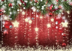 sjoloon christmas backdrops red ball theme background shining stars background new year backdrop for christmas party decoration banner photo shoot 12364 (7x5ft)