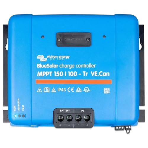 Victron Energy BlueSolar MPPT Tr VE.Can 150V 100 amp 12/24/36/48-Volt Solar Charge Controller