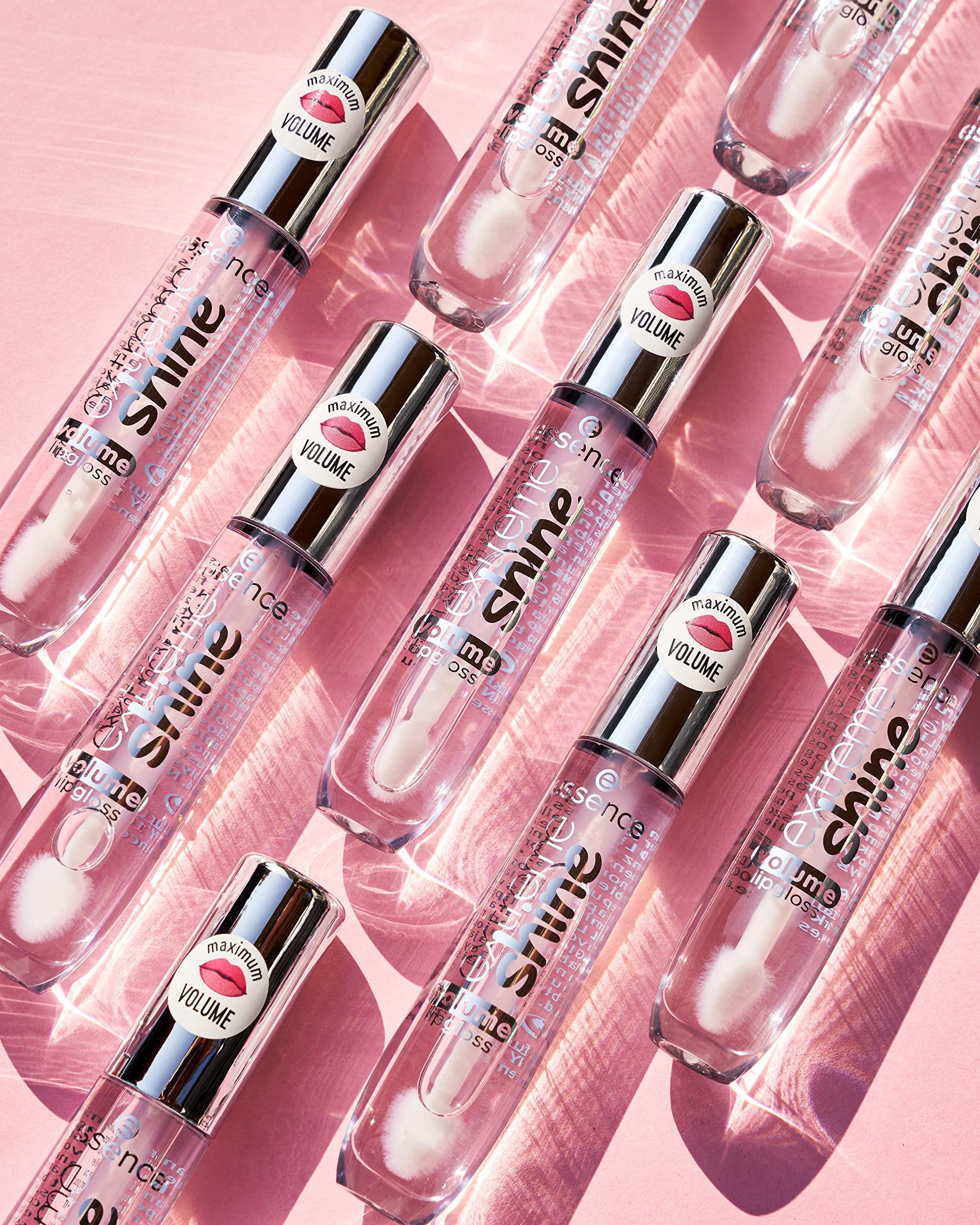 essence | 3-Pack Extreme Shine Volume Lip Gloss | High Shine, Non-Sticky, Long Lasting Transparent Lip Gloss | Vegan & Cruelty Free (01 | Crystal Clear)