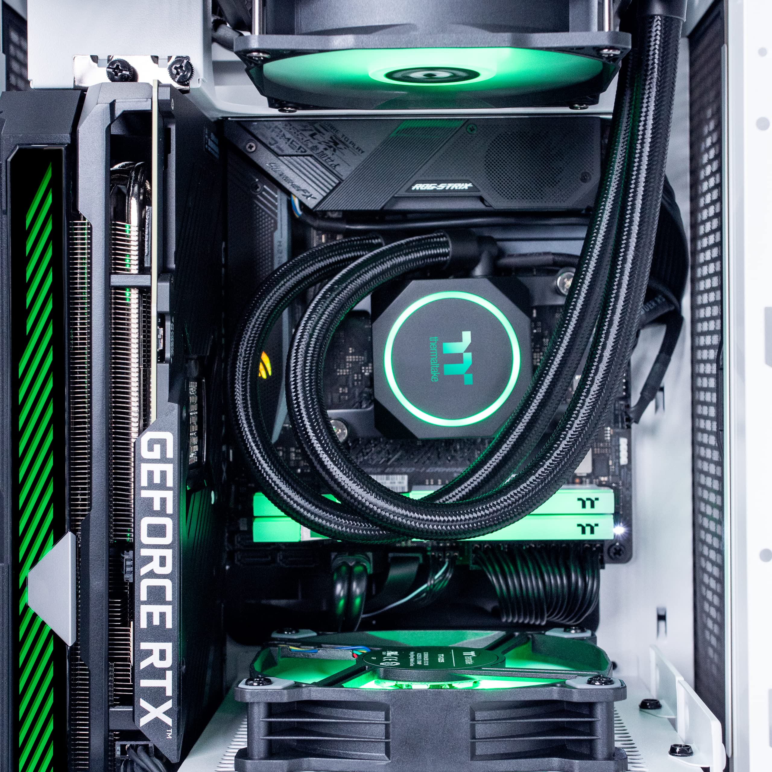 Thermaltake LCGS Reactor 380S Gaming PC (AMD Ryzen™7 5800X 8-Cores, ToughRam DDR4 3600Mhz 32GB RGB Memory, NVIDIA® GeForce RTX™ 3080, Seagate FireCuda 520 NVMe 1TB, Win 10 Home) TW1S-B550-R38-LCS