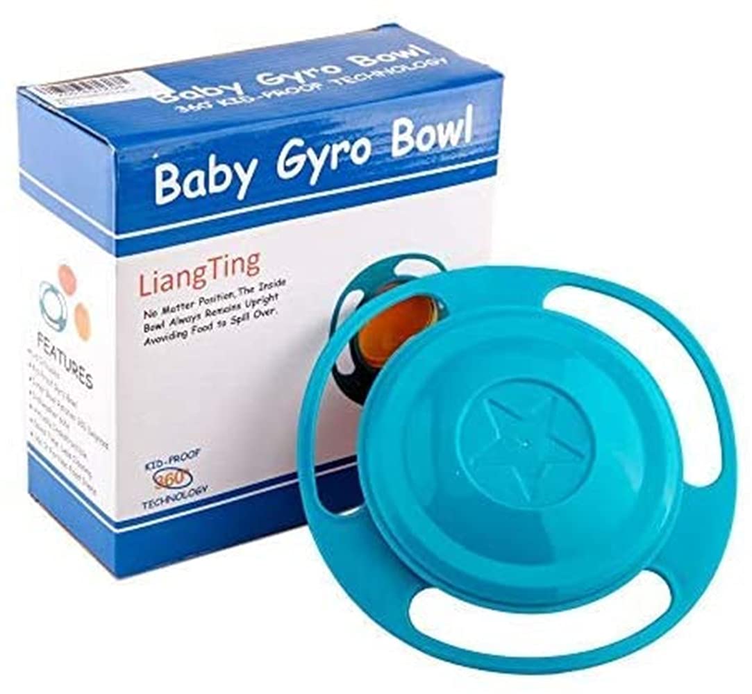 360 -baby Spill Resistant Gyro Bowl with Lid