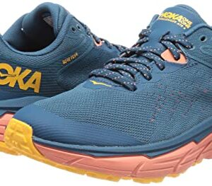 Hoka Women's Challenger 6 GTX All Terrain Running Shoes Sneakers (Blue Coral - Camellia, us_Footwear_Size_System, Adult, Women, Numeric, Medium, Numeric_7_Point_5)