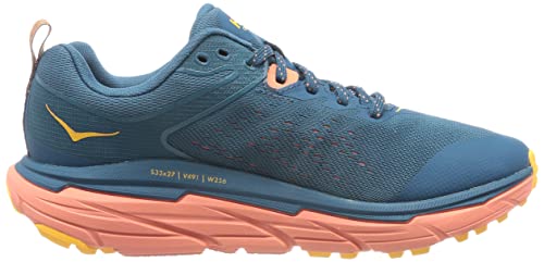 Hoka Women's Challenger 6 GTX All Terrain Running Shoes Sneakers (Blue Coral - Camellia, us_Footwear_Size_System, Adult, Women, Numeric, Medium, Numeric_7_Point_5)