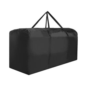dniebw christmas tree storage bag,tree storage bag 12ft artificial disassembled trees,heavy duty xmas holiday tree bag with durable handles & dual zipper (black 68x30x20in)