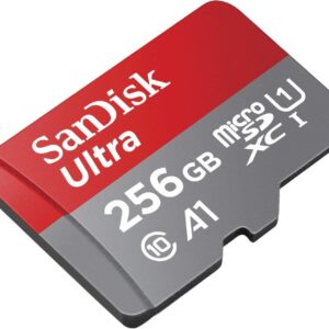 SanDisk Ultra Memory Card 256GB MicroSD for Nintendo Switch OLED Model Gaming System (SDSQUA4-256G-GN6MN) U1 UHS-I Class 10 Bundle with (1) Everything But Stromboli SD & MicroSDXC Card Reader
