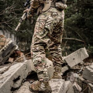 G3 Combat Pants with Knee Pads Tactical Military Trousers Hunting Camo Pants for Men Rip-Stop Airsoft Gear (Camo, 36)