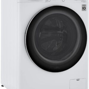 LG WM3555HWA 24 Inch Smart All In One Washer/Dryer with 2.3 cu. ft. Capacity, Wi-Fi Enabled, 14 Wash Cycles, 1400 RPM, Ventless, NeveRust Stainless Steel Drum, Quiet Operation, TrueBalance, Sensor Dry in White