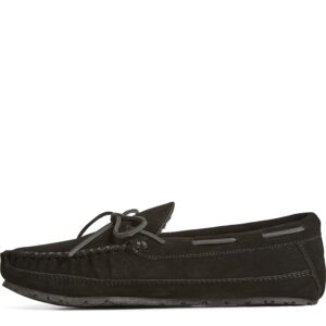 sperry men's brandon slipper, black, 9
