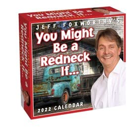 2024 you might be a redneck if desk calendar with 2 free year planners (20 dollar value)