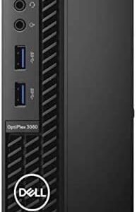 Dell OptiPlex 3080 Micro Form Factor Business Desktop, Intel Core i5-10500T Processor, 16 GB DDR4 RAM, 1 TB SSD, WiFi, HDMI, Display Port, Bluetooth, Windows 10 Pro (Latest Model), Black