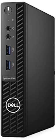 Dell OptiPlex 3080 Micro Form Factor Business Desktop, Intel Core i5-10500T Processor, 16 GB DDR4 RAM, 1 TB SSD, WiFi, HDMI, Display Port, Bluetooth, Windows 10 Pro (Latest Model), Black