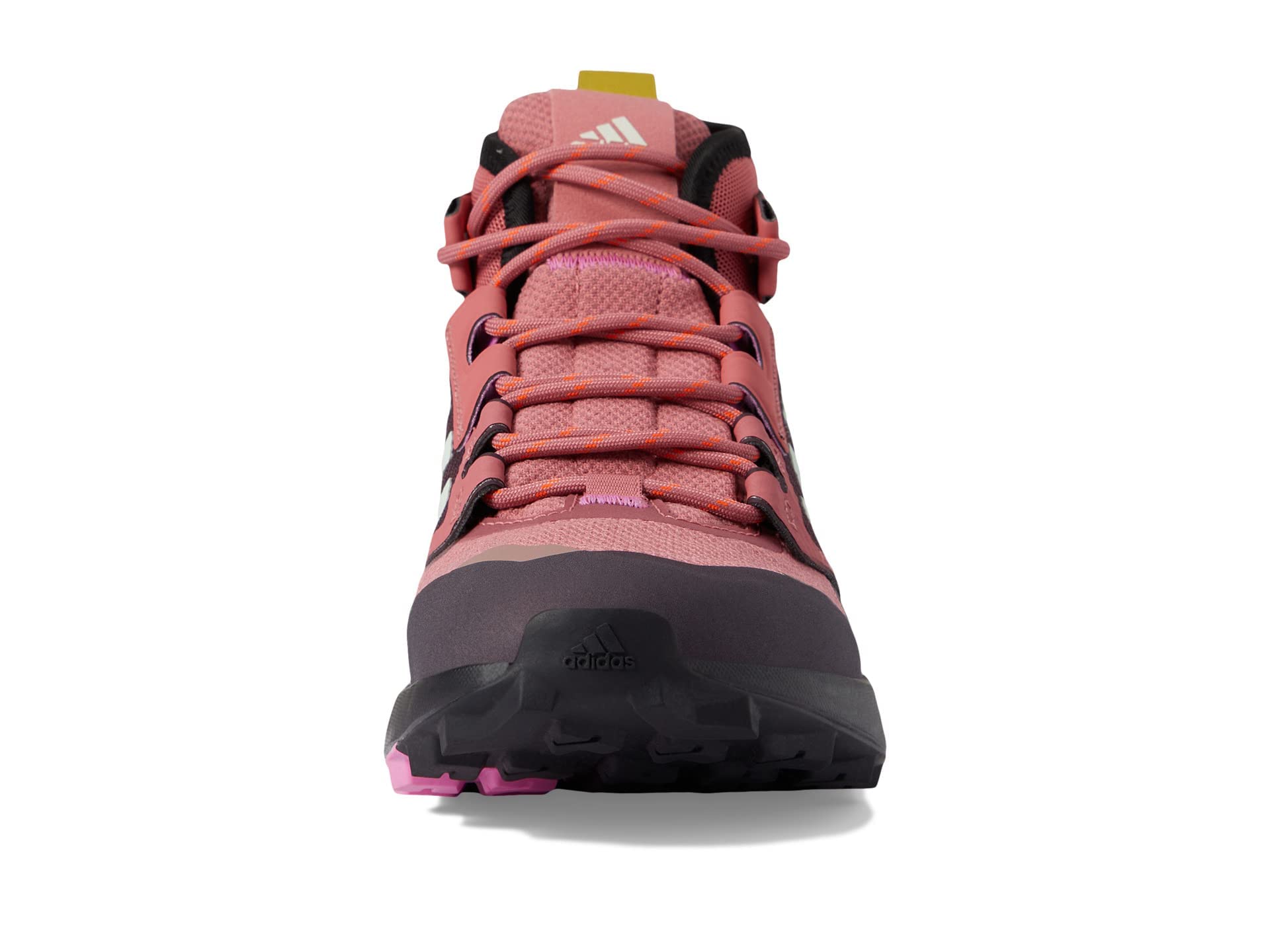 adidas Women's Terrex Trailmaker Mid GTX Trail Running Shoe, Wonder Red/Linen Green/Shadow Maroon, 7.5