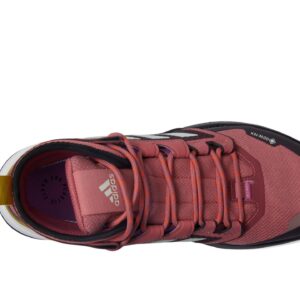 adidas Women's Terrex Trailmaker Mid GTX Trail Running Shoe, Wonder Red/Linen Green/Shadow Maroon, 7.5