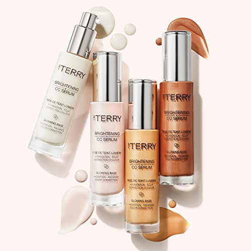 By Terry Brightening CC Serum, Hydrating, Brightening, Illuminating & Color Correcting Skin Primer For Your Face, Sunny Flash, 1 fl oz