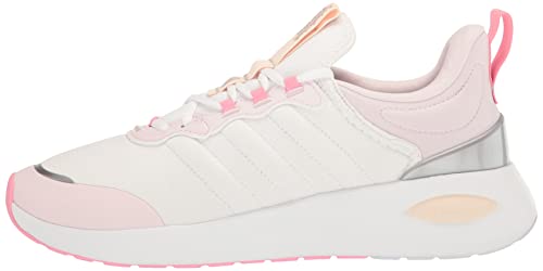 adidas Women's Puremotion Super Running Shoe, FTWR White/FTWR White/Almost Pink, 7.5