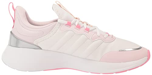 adidas Women's Puremotion Super Running Shoe, FTWR White/FTWR White/Almost Pink, 7.5