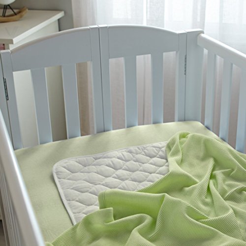 American Baby Company Fitted Mini Crib Sheet 24" x 38", Soft Breathable Neutral 100% Cotton Jersey Portable Sheet, Green, for Boys and Girls, Fits Most Pack N Play and Mini Crib Mattresses