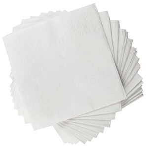 1 ply white cocktail/beverage napkins- package of 500ct