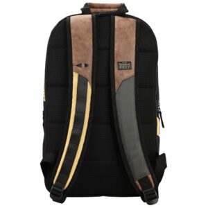 Bioworld Mandalorian Bounty Hunter Flat Front with Bungee Detailing and Mesh Panels Backpack