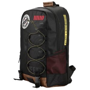 Bioworld Mandalorian Bounty Hunter Flat Front with Bungee Detailing and Mesh Panels Backpack