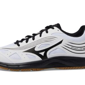 Mizuno womens Cyclone Speed 3 Volleyball Shoe, White/Black, 8.5 US