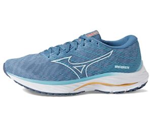 mizuno women's wave rider 26 | neutral running shoe | mountain spring/white | us 8.5