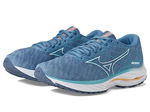 Mizuno Women's Wave Rider 26 | Neutral Running Shoe | Mountain Spring/White | US 8.5