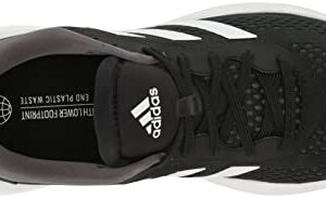 adidas Men's Supernova 2 Running Shoe, Black/White/Grey, 10