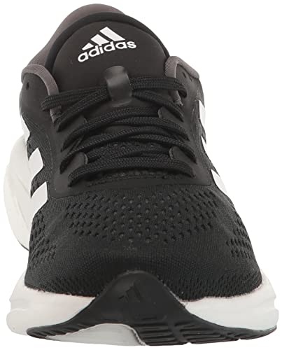 adidas Men's Supernova 2 Running Shoe, Black/White/Grey, 10