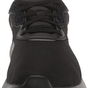 adidas Women's QT Racer 3.0 Running Shoe, Black/Black/Iron Metallic, 9