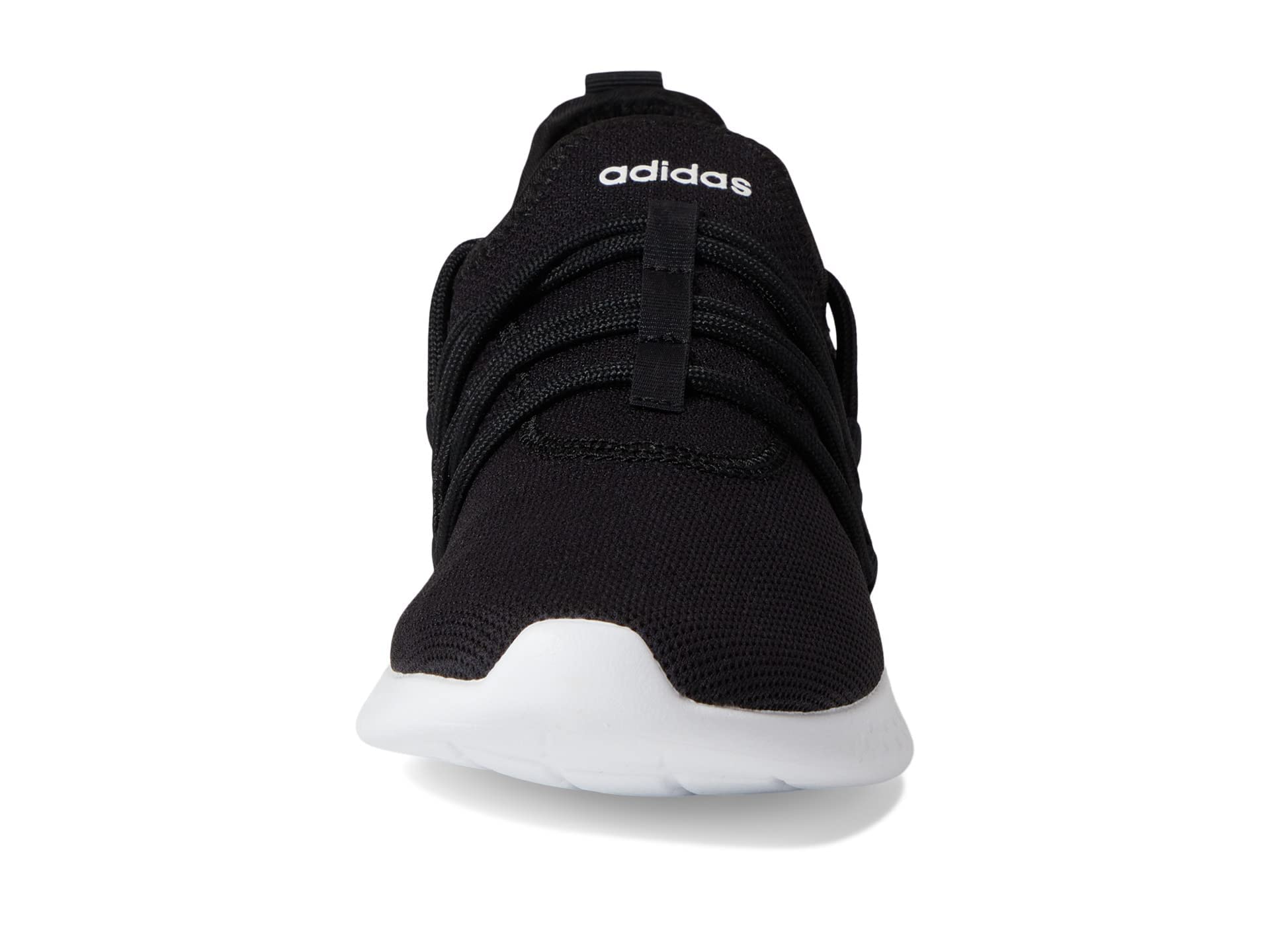 adidas Women's Puremotion Adapt 2.0 Running Shoe, Black/Black/White, 8
