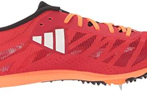 adidas Unisex Adizero XCS Track and Field Shoe, Vivid Red/White/Beam Orange, 13 US Men