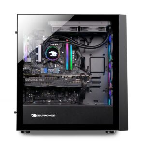 iBUYPOWER Pro Gaming PC Computer Desktop SlateMono 237i (Intel i7-12700KF 3.6GHz, GeForce RTX 3070 Ti 8GB, 16GB DDR4 RGB RAM, 1TB NVMe SSD, WiFi Ready, Windows 11 Home)