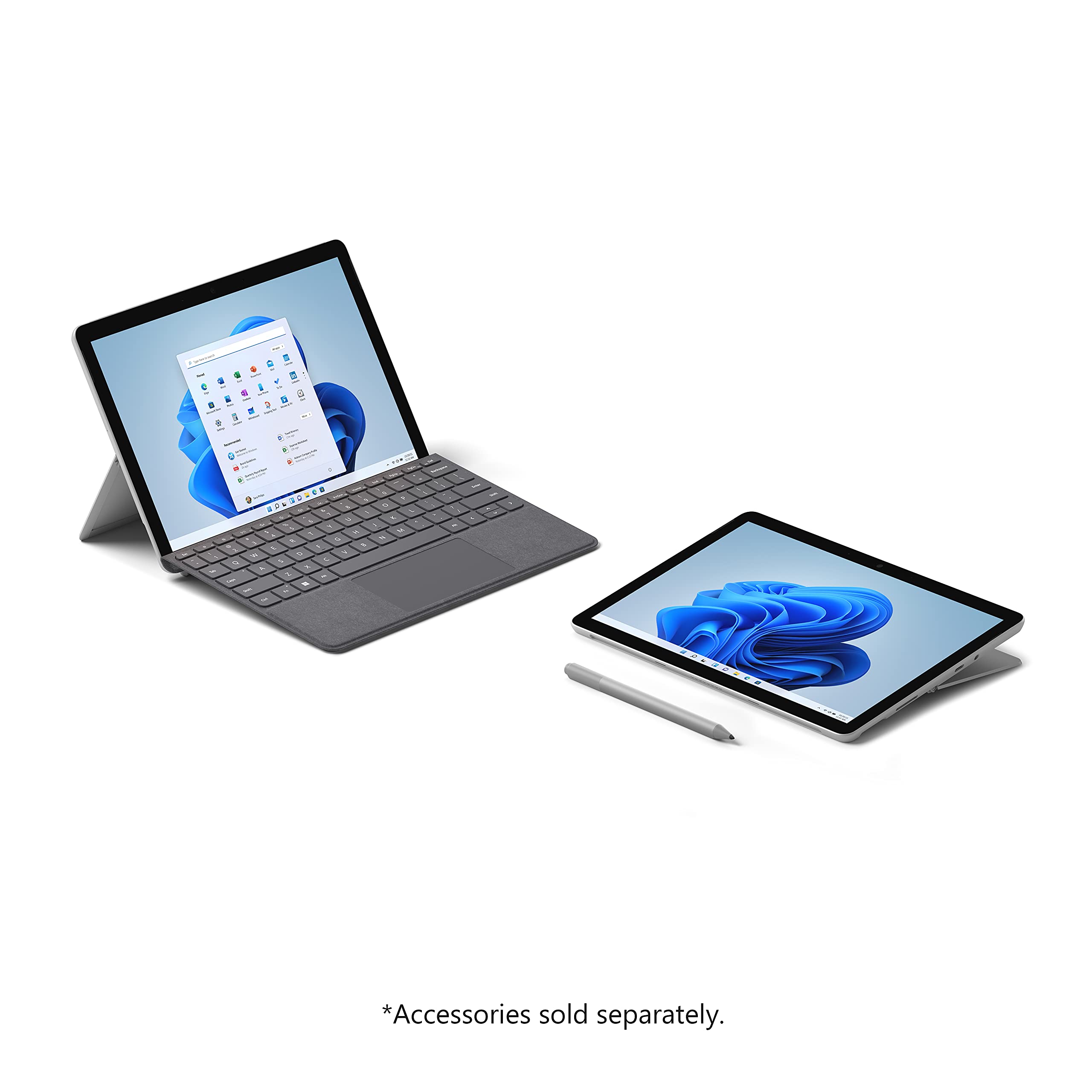 Microsoft Surface Go 3 - 10.5" Touchscreen - Intel® Pentium® Gold - 4GB Memory - 64GB eMMC - Device Only - LTE - Platinum (Latest Model)