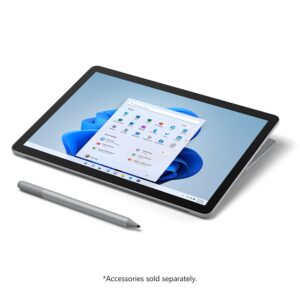 Microsoft Surface Go 3 - 10.5" Touchscreen - Intel® Pentium® Gold - 4GB Memory - 64GB eMMC - Device Only - LTE - Platinum (Latest Model)