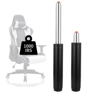 dajave 2 pack 5.5 inch office chair cylinder replacement, office chair gas lift cylinder, hydraulic pneumatic shock piston heavy duty(1000lbs) universal size fits most executive chairs