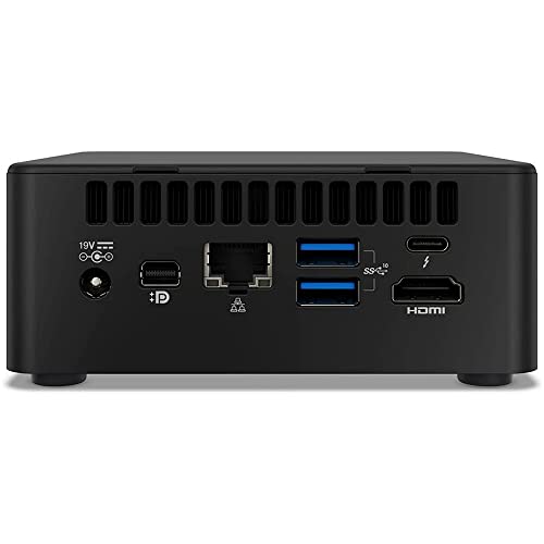 Intel NUC BXNUC9i5QNX1 Home & Business Mini Desktop i5-9300H 4-Core 2.40GHz, 32GB RAM, 256GB PCIe SSD, UHD 630, WiFi 6, BT 5.2, HDMI, USB 3.1, SD Card, Win 10P w/Hub